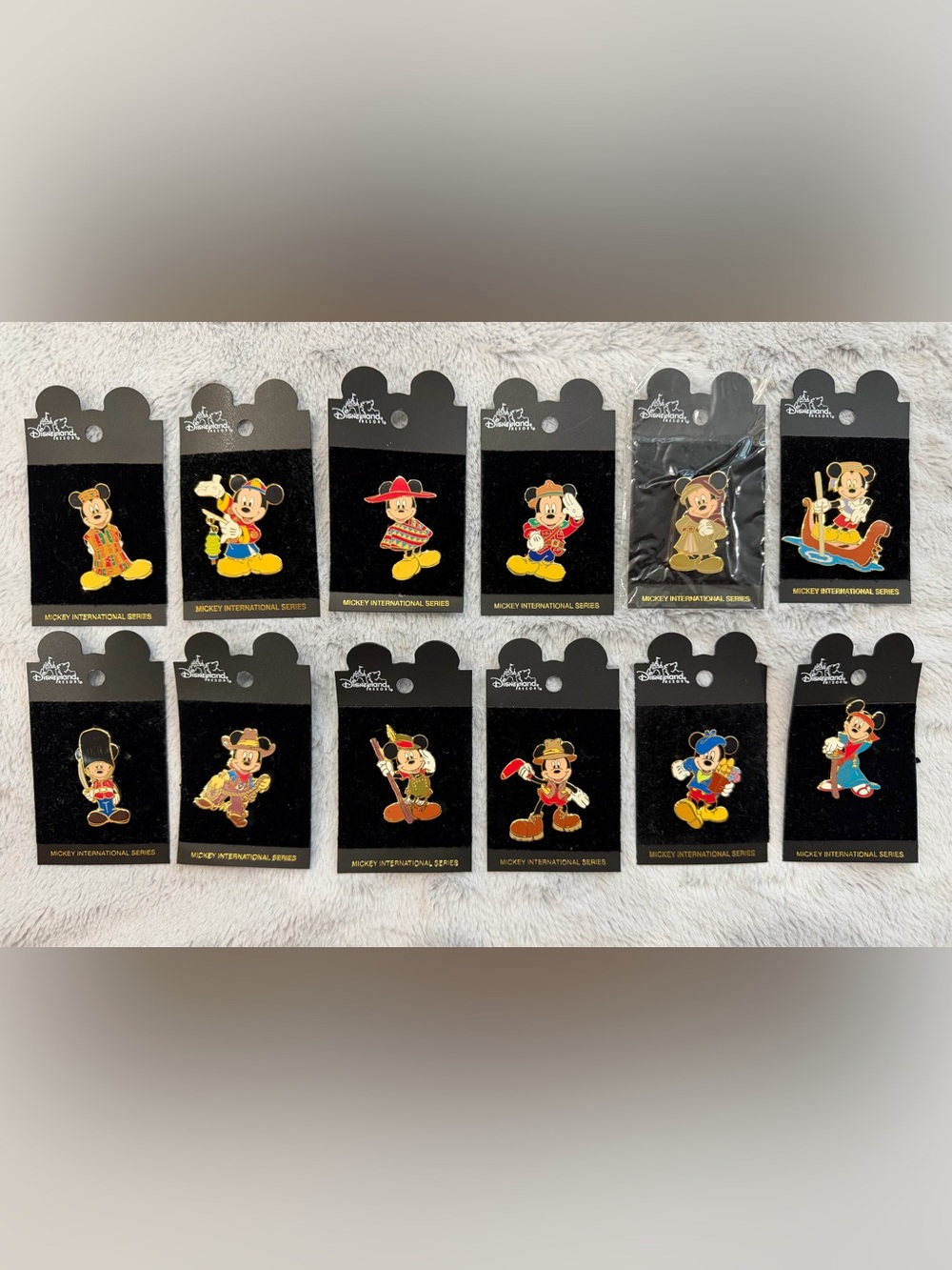 Mickey International Series Pin Collection